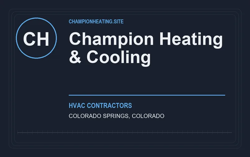 Champion Heating & Cooling in Colorado Springs, Colorado