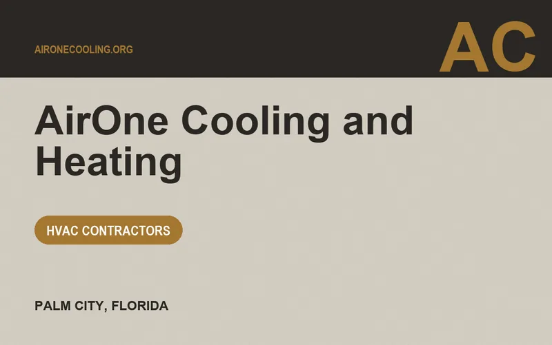 AirOne Cooling and Heating in Palm City, Florida