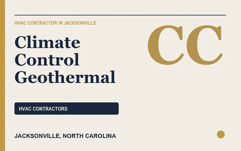 Climate Control Geothermal in Jacksonville, North Carolina