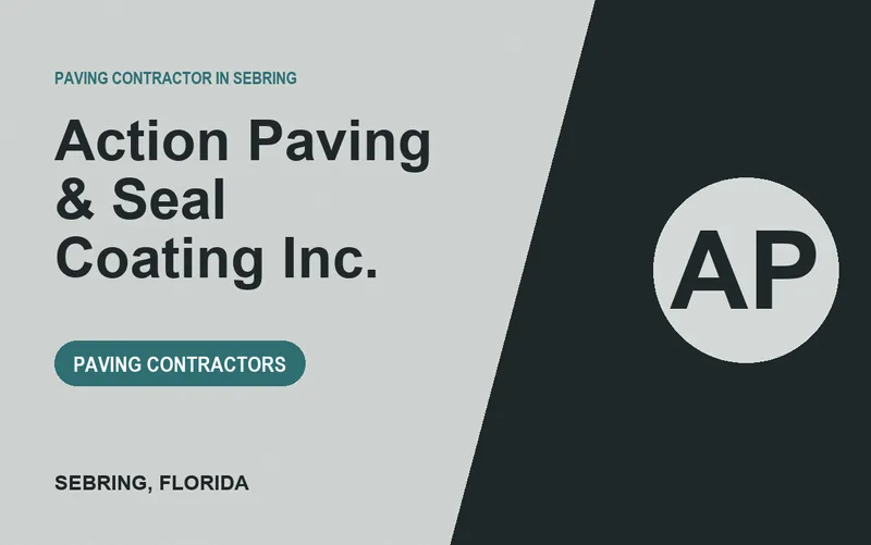 Action Paving & Seal Coating Inc. in Sebring, Florida