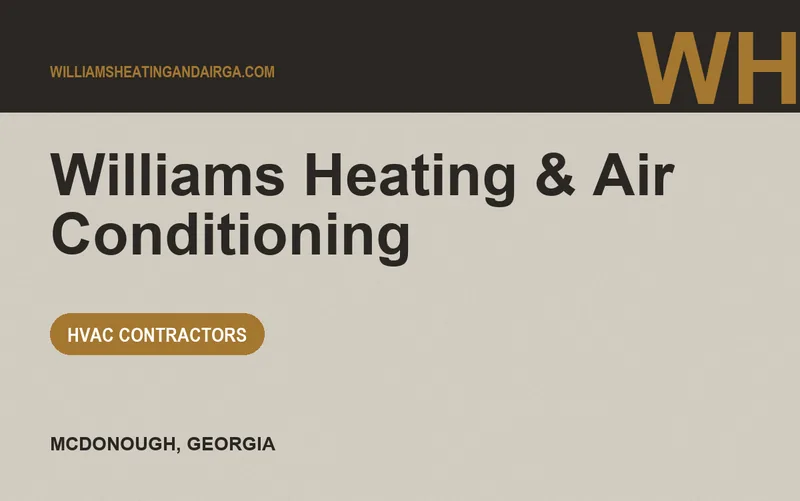 Williams Heating & Air Conditioning in McDonough, Georgia