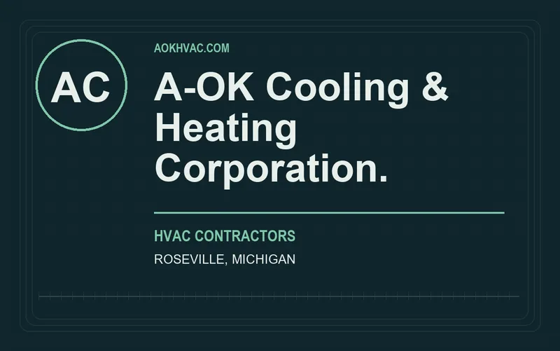 A-OK Cooling & Heating Corporation. in Roseville, Michigan