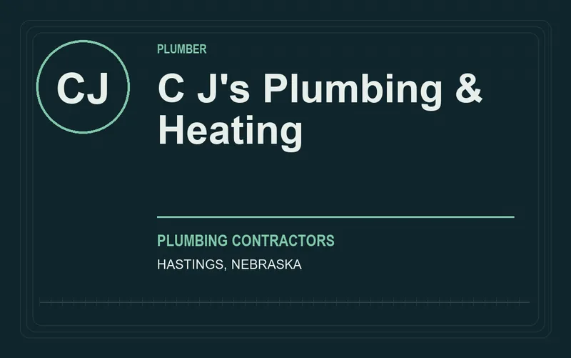 C J's Plumbing & Heating in Hastings, Nebraska