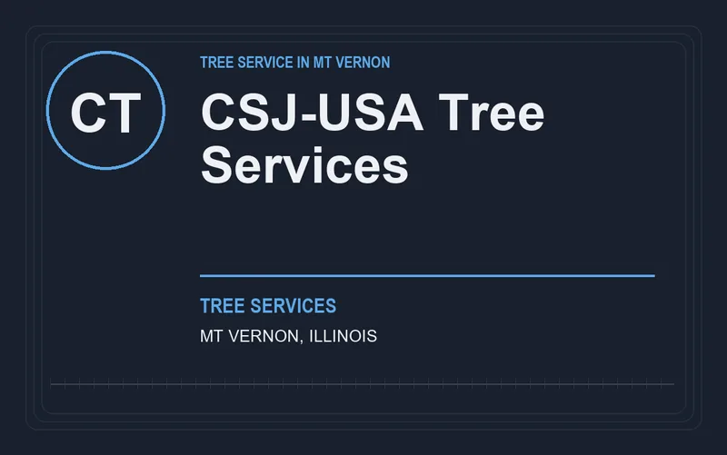 CSJ-USA Tree Services in Mt Vernon, Illinois