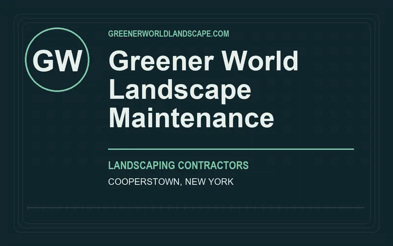 Greener World Landscape Maintenance in Cooperstown, New York