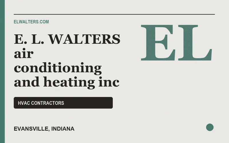 E. L. WALTERS air conditioning and heating inc in Evansville, Indiana