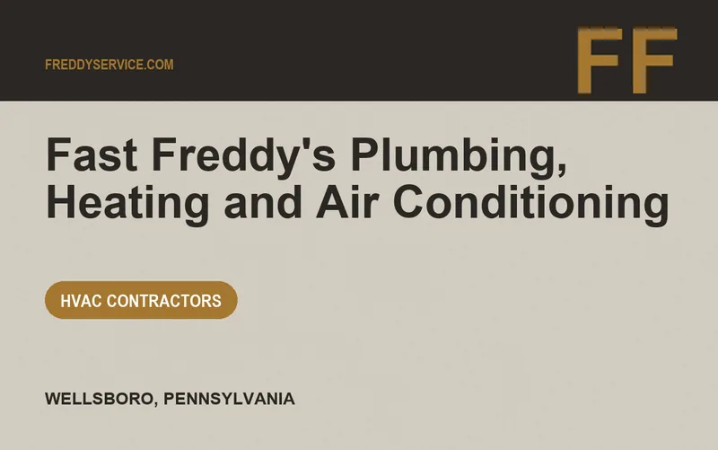 Fast Freddy's Plumbing, Heating and Air Conditioning in Wellsboro, Pennsylvania