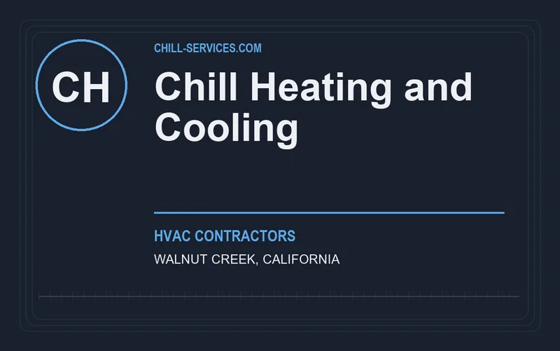 Chill Heating and Cooling in Walnut Creek, California