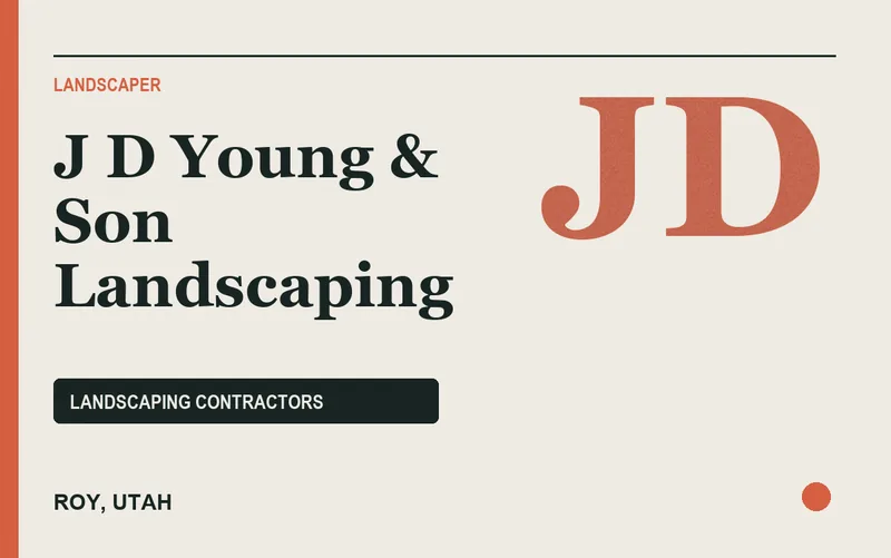 J D Young & Son Landscaping in Roy, Utah