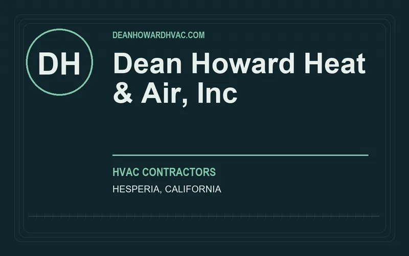 Dean Howard Heat & Air, Inc in Hesperia, California