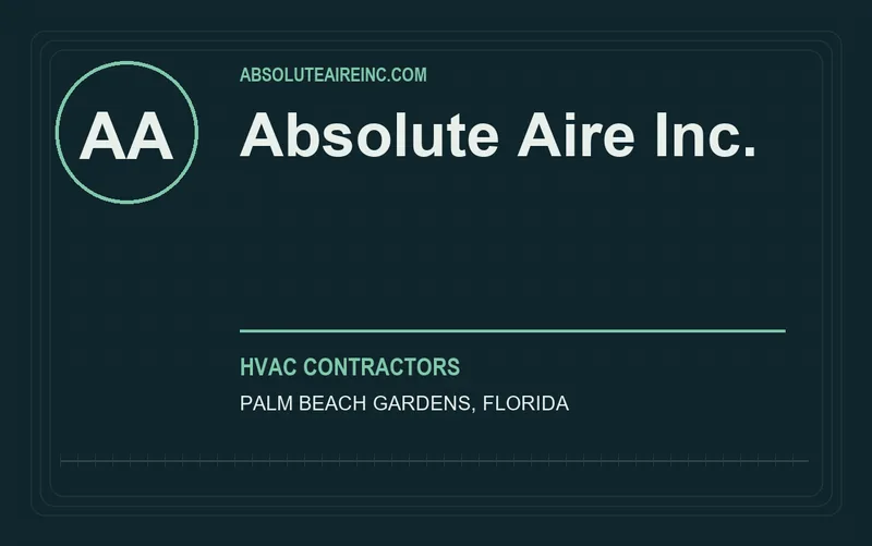 Absolute Aire Inc. in Palm Beach Gardens, Florida