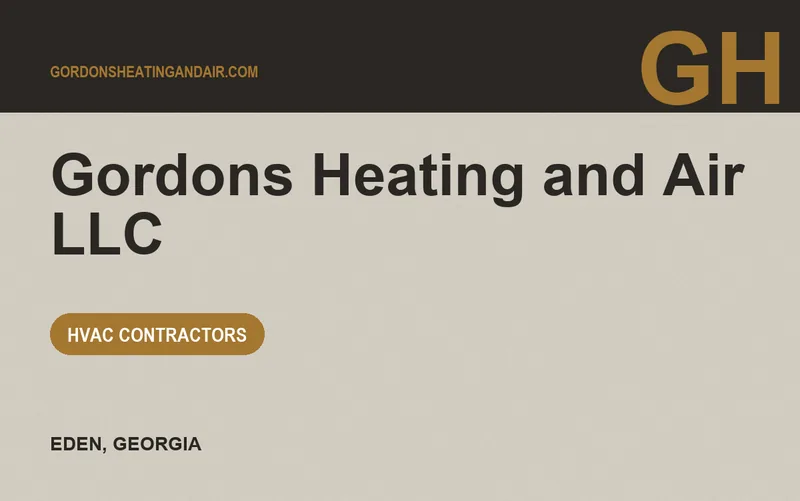 Gordons Heating and Air LLC in Eden, Georgia
