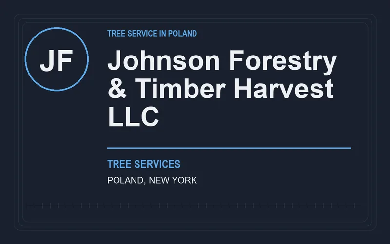 JOHNSON FORESTRY & TIMBER HARVEST LLC in Poland, New York