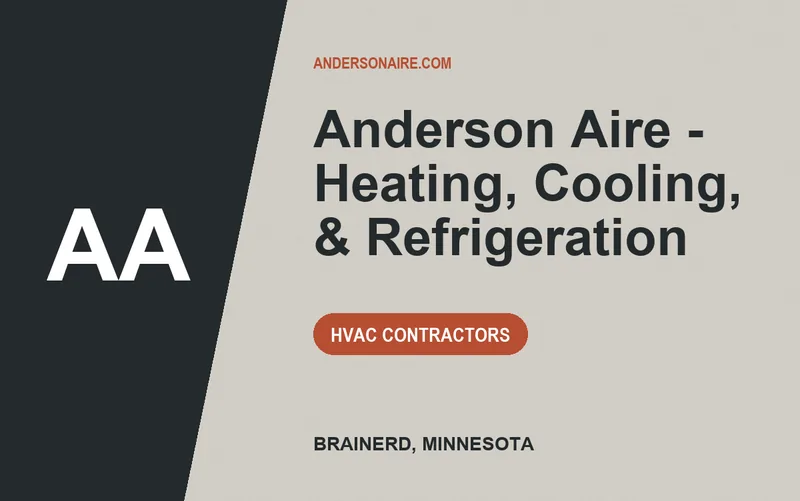Anderson Aire - Heating, Cooling, & Refrigeration in Brainerd, Minnesota