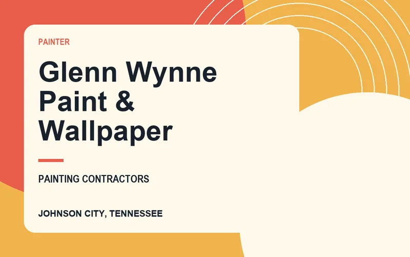 Glenn Wynne Paint & Wallpaper in Johnson City, Tennessee
