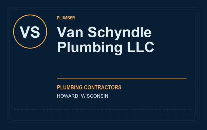 Van Schyndle Plumbing LLC in Howard, Wisconsin