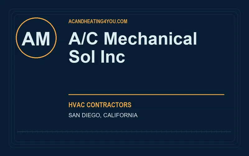 A/C Mechanical Sol Inc in San Diego, California