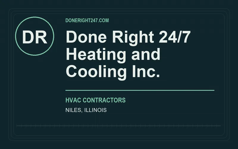 Done Right 24/7 Heating and Cooling Inc. in Niles, Illinois