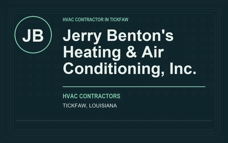 Jerry Benton's Heating & Air Conditioning, Inc. in Tickfaw, Louisiana