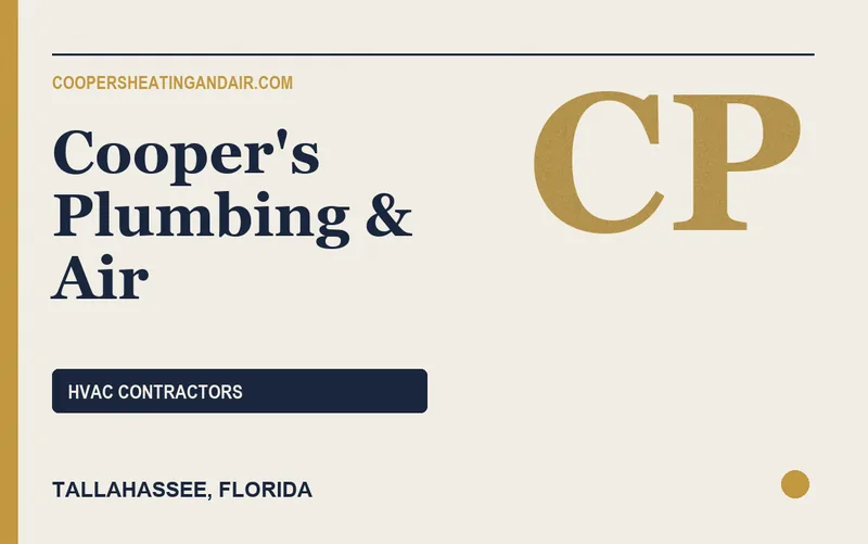 Cooper's Plumbing & Air in Tallahassee, Florida