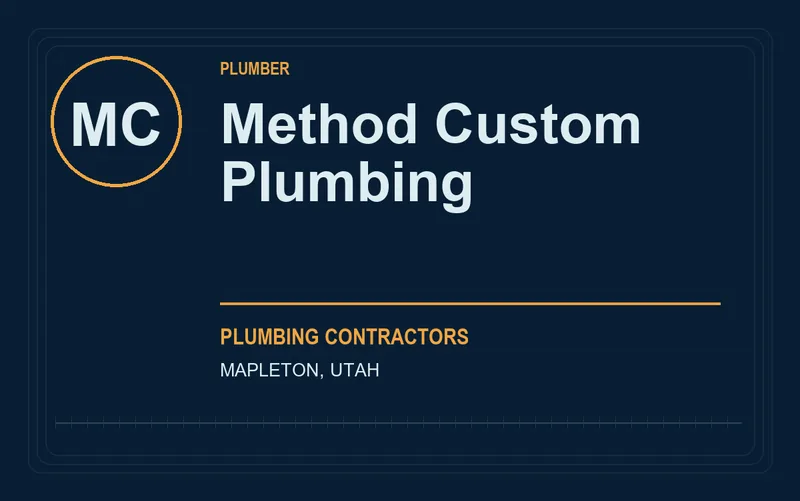 Method Custom Plumbing in Mapleton, Utah