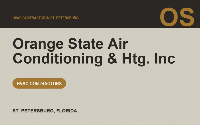 Orange State Air Conditioning & Htg. Inc in St. Petersburg, Florida