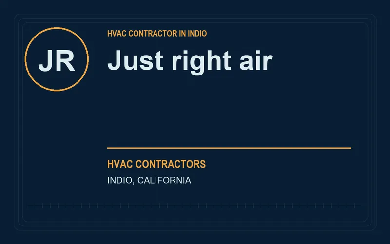 Just right air in Indio, California