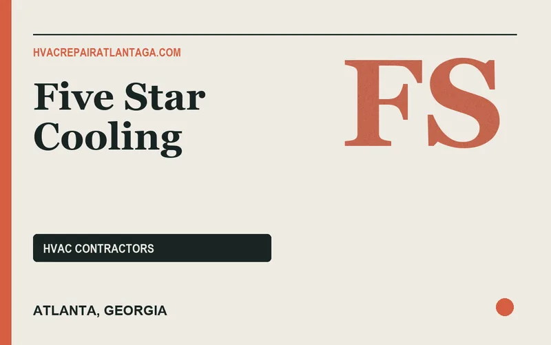 Five Star Cooling in Atlanta, Georgia