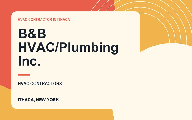 B&B HVAC/PLUMBING INC. in Ithaca, New York