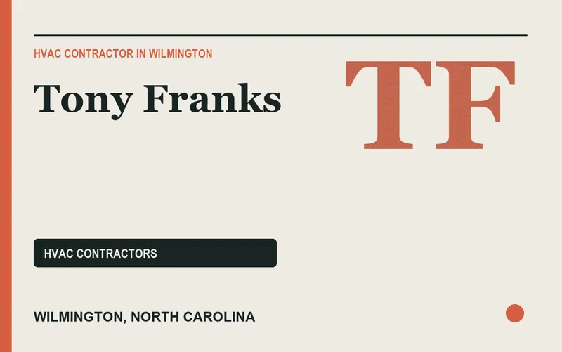 Tony Franks in Wilmington, North Carolina