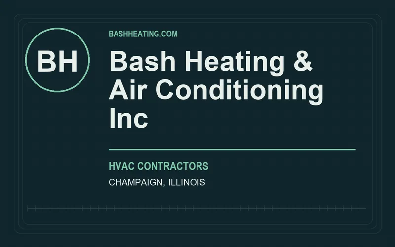 Bash Heating & Air Conditioning Inc in Champaign, Illinois