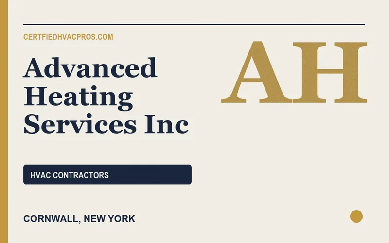Advanced Heating Services Inc in Cornwall, New York
