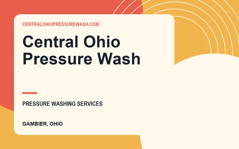 Central Ohio Pressure Wash in Gambier, Ohio