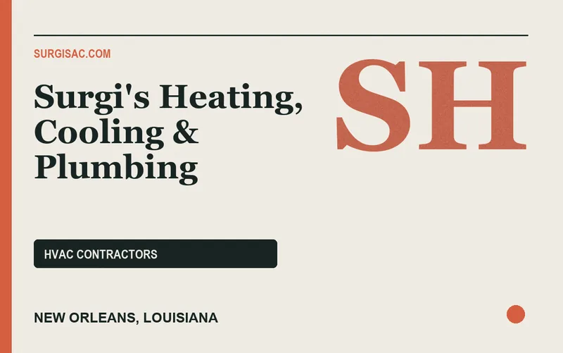 Surgi's Heating, Cooling & Plumbing in New Orleans, Louisiana