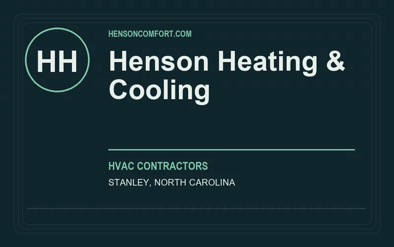Henson Heating & Cooling in Stanley, North Carolina