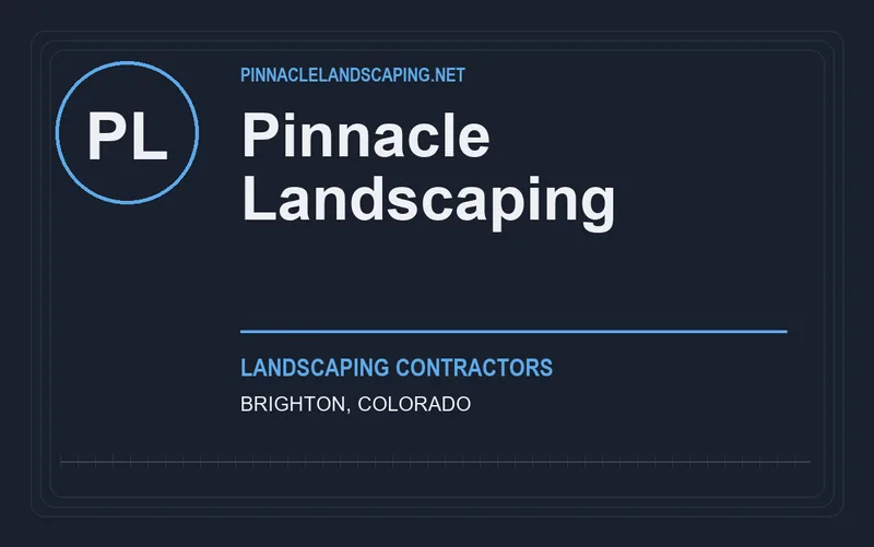 Pinnacle Landscaping in Brighton, Colorado