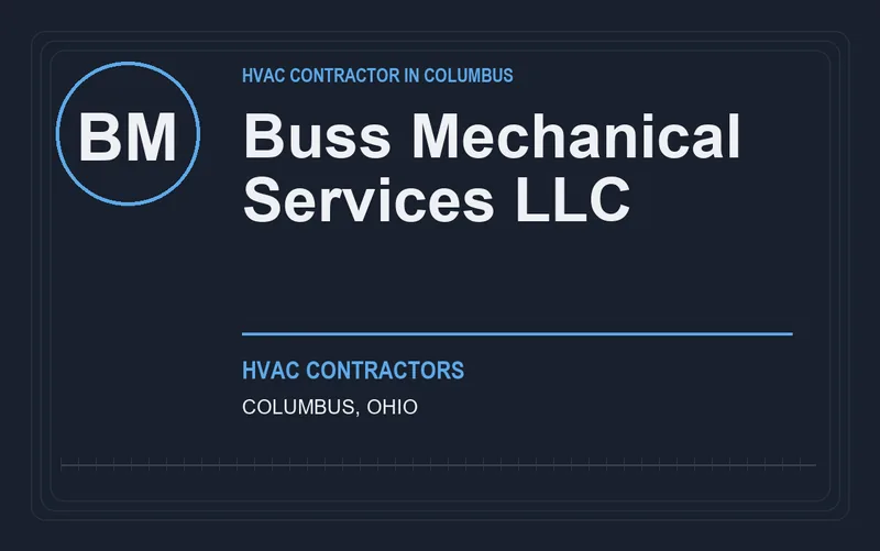 Buss Mechanical Services LLC in Columbus, Ohio