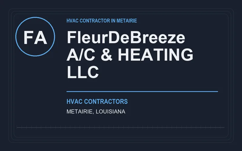 FleurDeBreeze A/C & HEATING LLC in Metairie, Louisiana