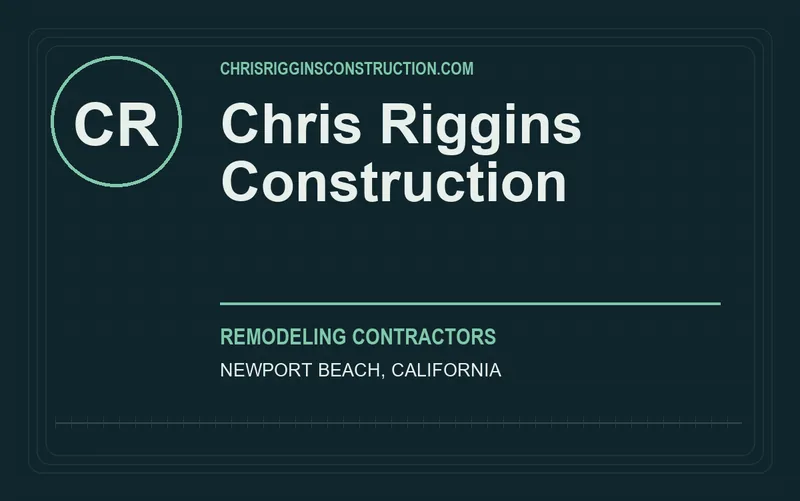 Chris Riggins Construction in Newport Beach, California