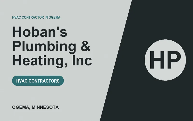 Hoban's Plumbing & Heating, Inc in Ogema, Minnesota