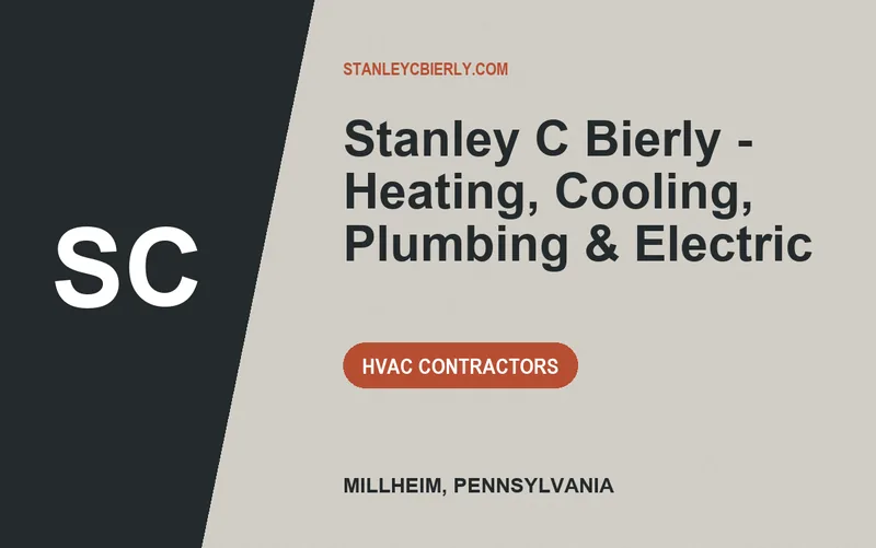 Stanley C Bierly - Heating, Cooling, Plumbing & Electric in Millheim, Pennsylvania