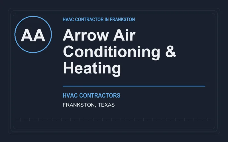 Arrow Air Conditioning & Heating in Frankston, Texas