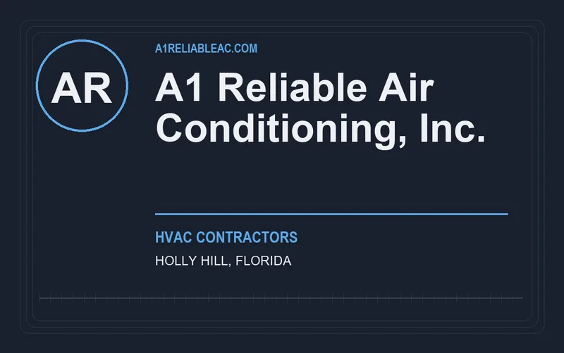 A1 Reliable Air Conditioning, Inc. in Holly Hill, Florida