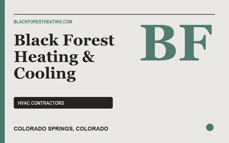 Black Forest Heating & Cooling in Colorado Springs, Colorado