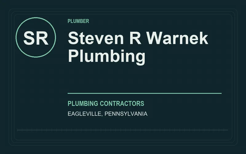 Steven R Warnek Plumbing in Eagleville, Pennsylvania