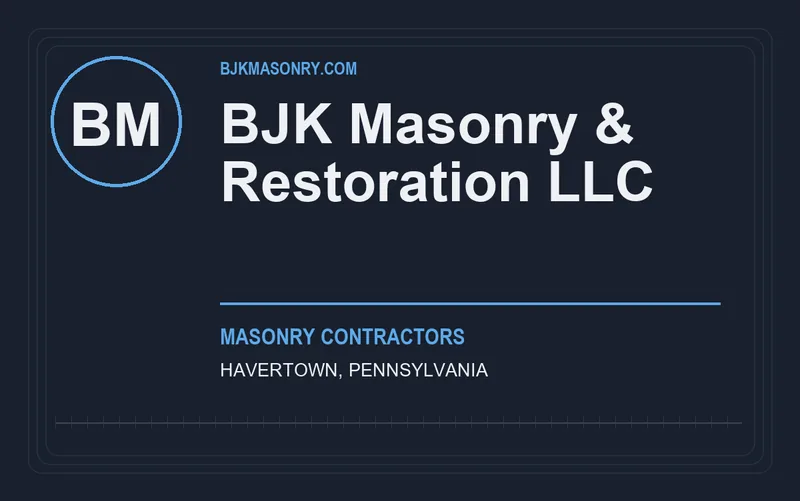 BJK Masonry & Restoration LLC in Havertown, Pennsylvania