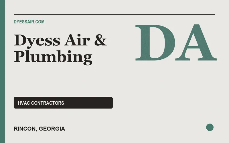 Dyess Air & Plumbing in Rincon, Georgia