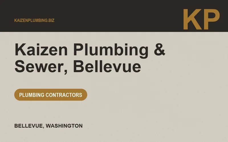 Kaizen Plumbing & Sewer, Bellevue in Bellevue, Washington