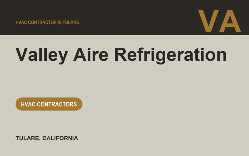 Valley Aire Refrigeration in Tulare, California