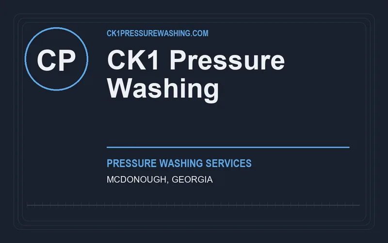 CK1 Pressure Washing in McDonough, Georgia